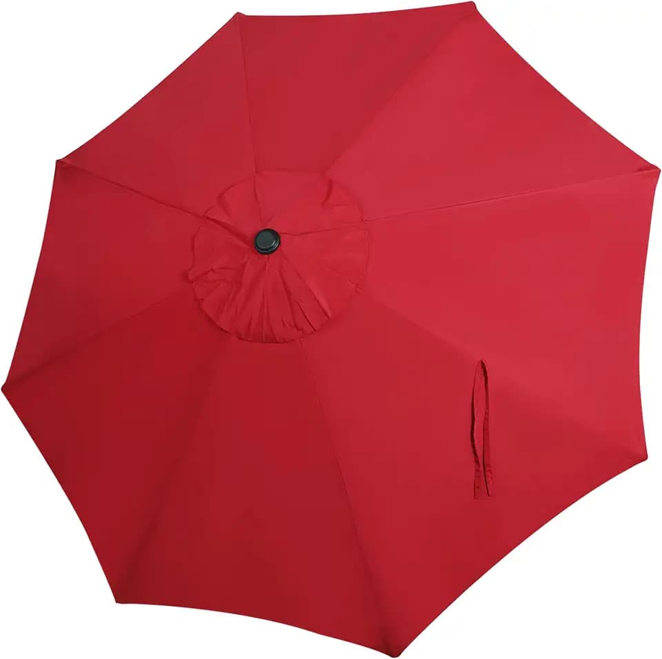 Blissun 9ft Patio Umbrella Replacement Canopy, Market Umbrella Top, Outdoor Table Umbrella Canopy for 8 Ribs, Canopy Only