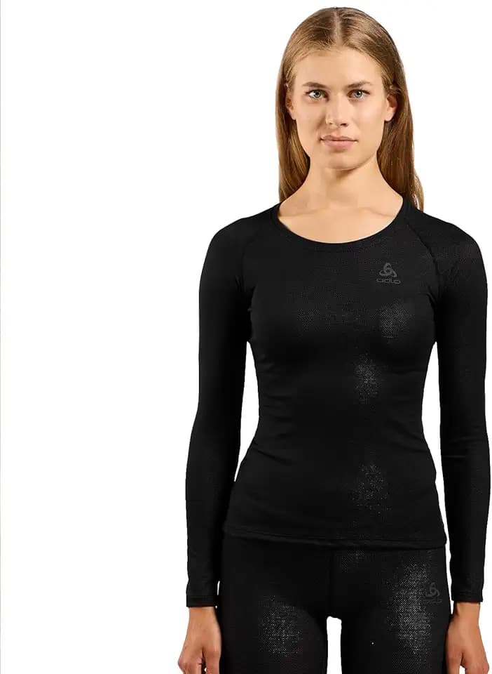 Odlo Unterhemd Damen Langarm Active F-Dry Light I Funktionsshirt