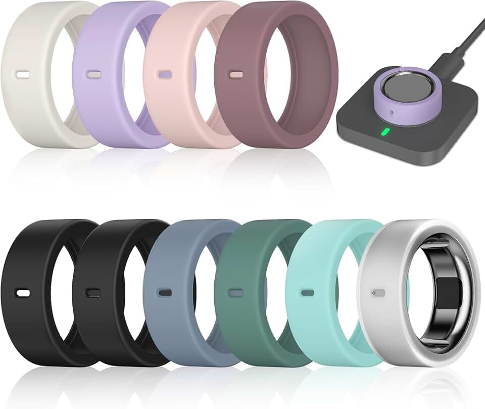 10 Pack Ring Cover Compatible with Oura Ring Gen 4/4 Ceramic/Gen 3