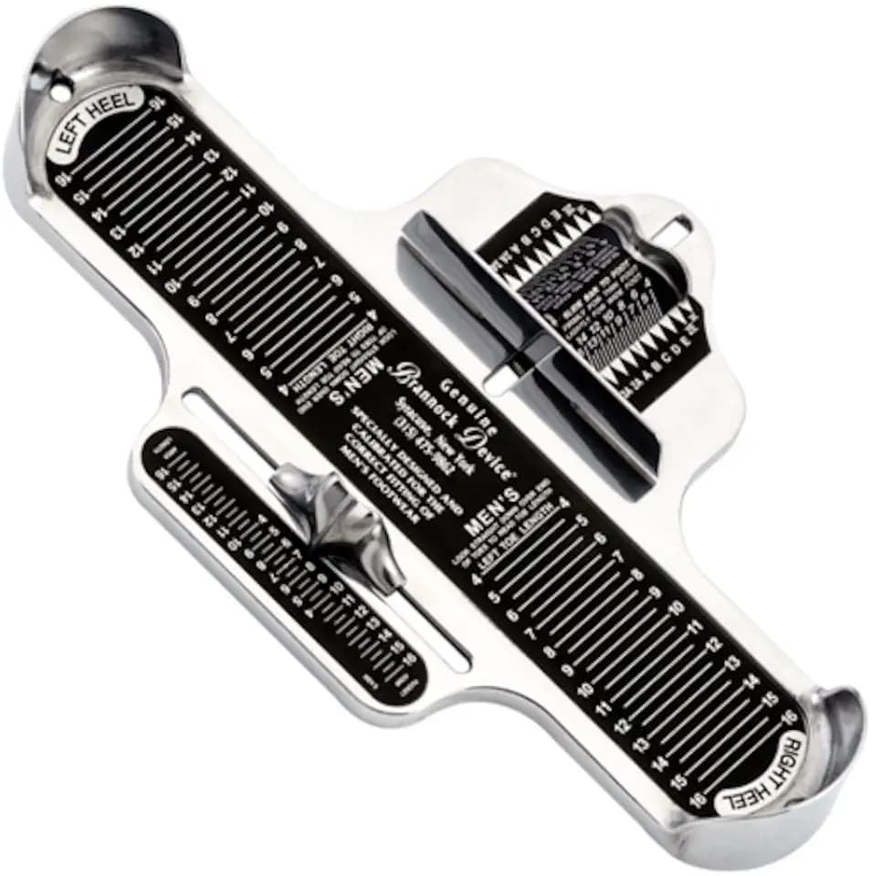 Mens (US) Genuine Brannock brand Device - international standard for foot-measuring/shoe-fitting…
