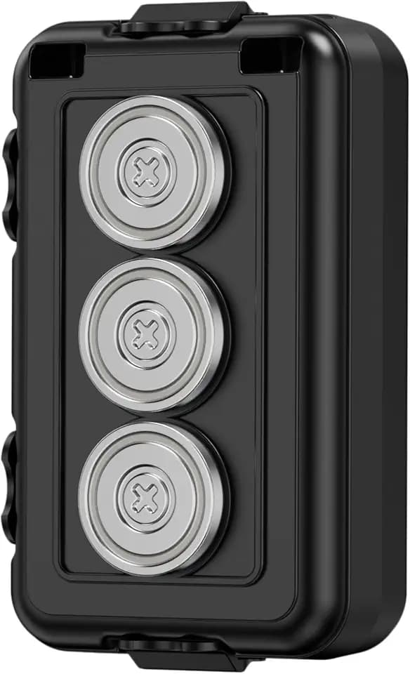 Magnetic Key Box, Hide A Key Holder, Under Car Magnetic Key Storage, Waterproof Hidden Key Box for Outside, Car Key Hider Magnet for Vehicles Travel (MM1 Regular)