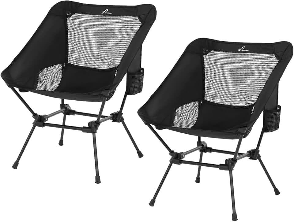 Sportneer Campingstuhl Faltbar Camping Stuhl Tragbarer Campingstühle 150Kg Faltstuhl Ultraleichter Packmaß Kleiner Klappstuhl mit Tragetasche für Picknick, Outdoor, Wandern