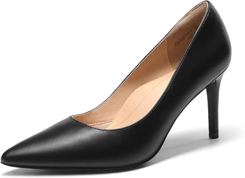 DREAM PAIRS High Heels for Women Closed Toe Dress Shoes