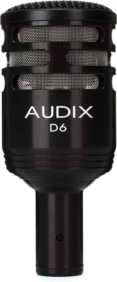 Audix D6 Hochwertiges dynamisches Mikrofon für Instrumente mit Tieffrequenzanteilen