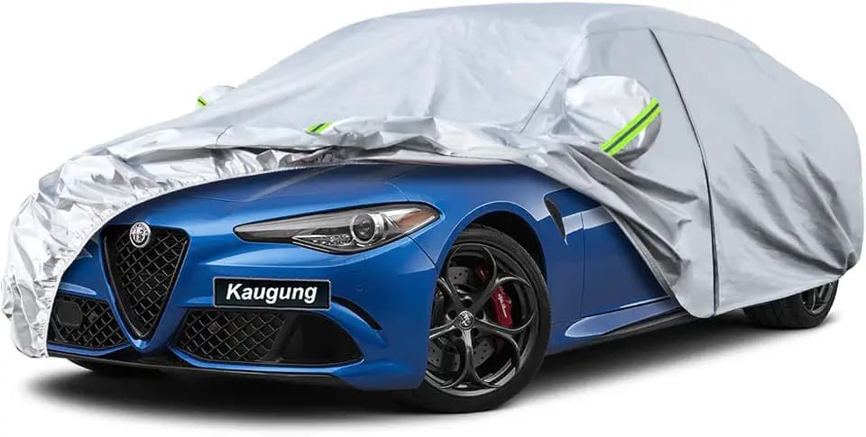 Kaugung Waterproof Car Cover Custom Fit Alfa Romeo Giulia 2016-2026
