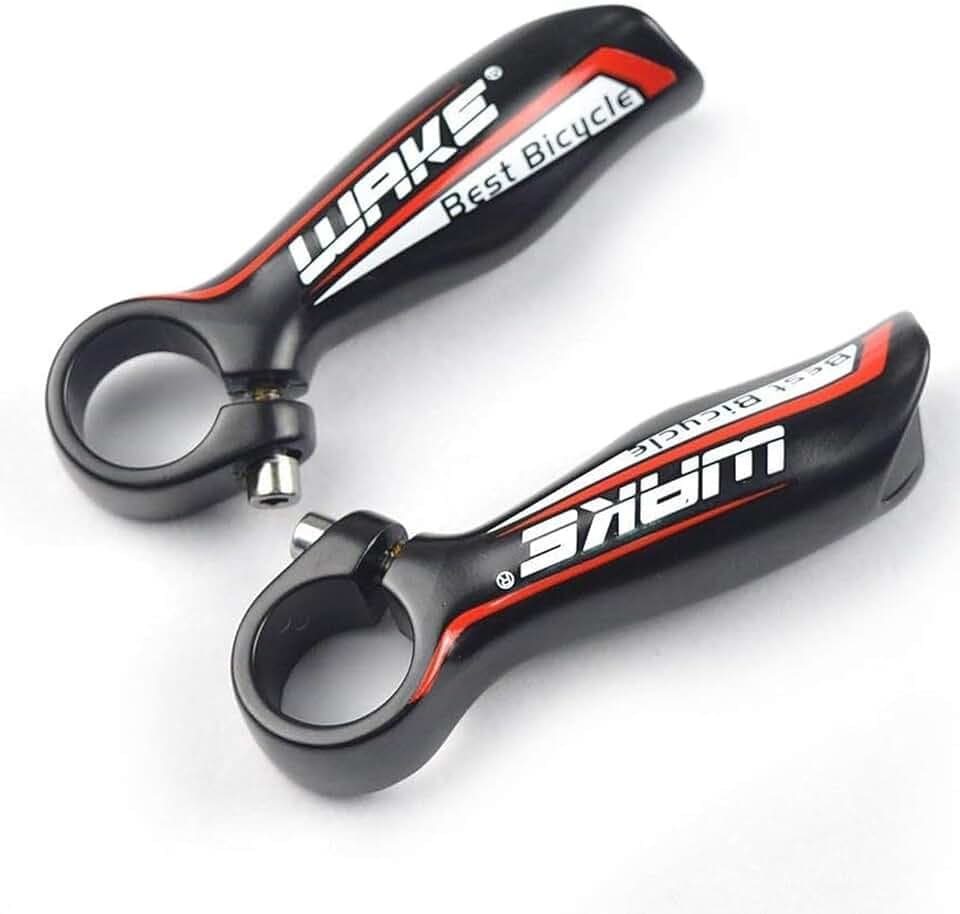 Lixada Docooler 2PCS Fahrrad Lenkerenden, Fahrrad Lenkerhörnchen, Aluminiumlegierung MTB Bar Ends Lenkerhörnchen, Sicherheit Fahrradgriffe 22,2 mm