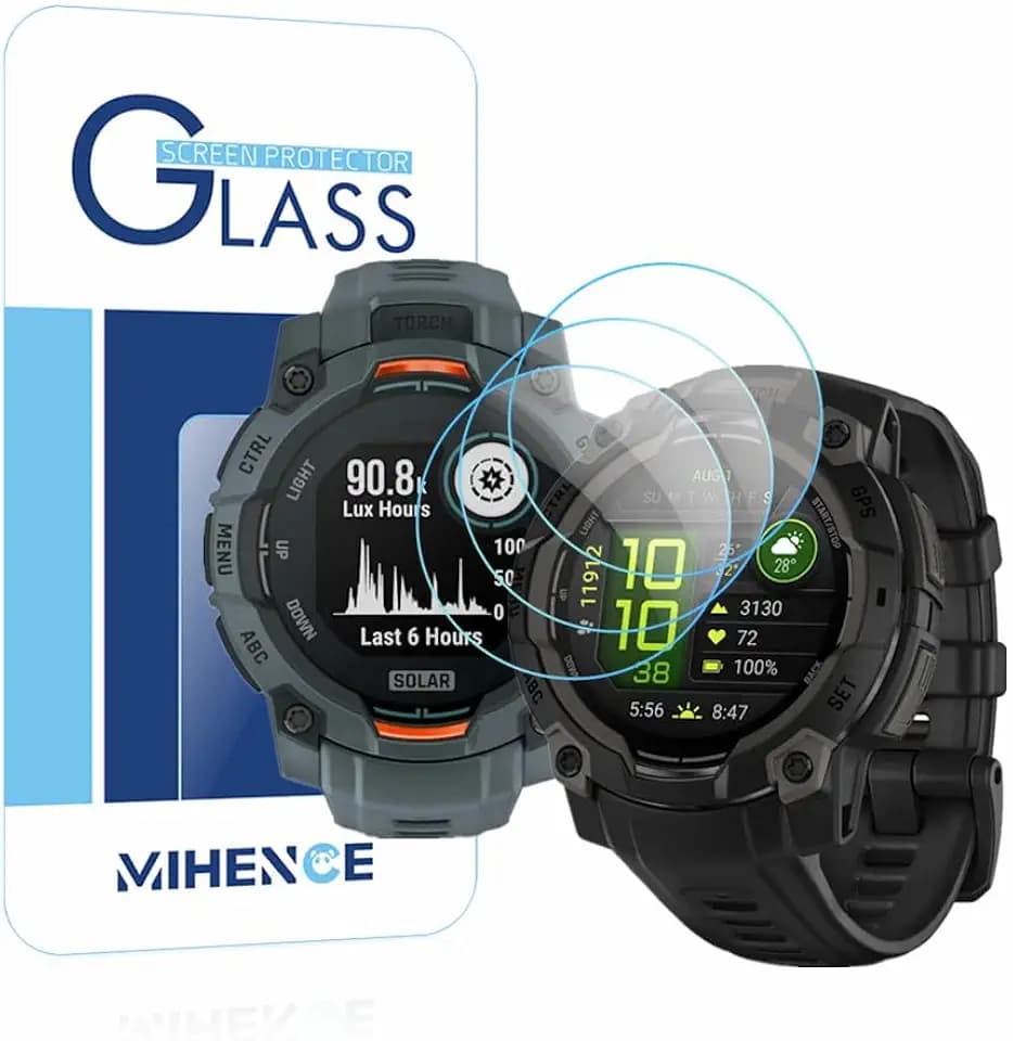 Screen Protector Compatible for Garmin Instinct 3 45mm Smartwatch