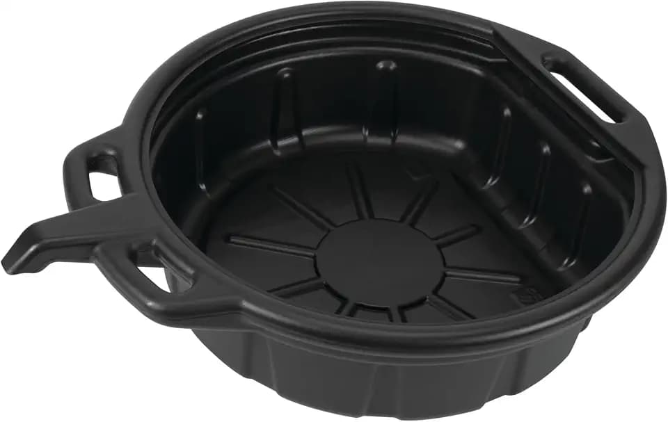 Performance Tool W4071 4.5 Gallon Black Oil Drain Pan