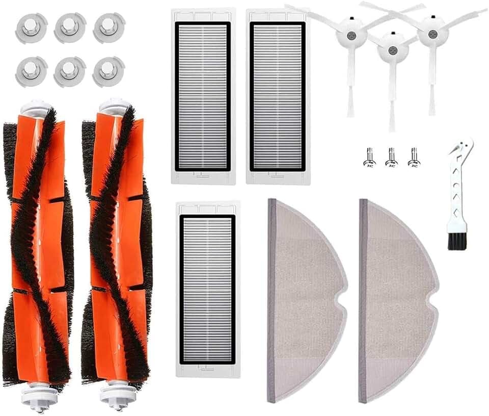 Ersatz für Xiaomi Staubsauger Roborock S50 S51 S55 S5 S6 – Xiaomi MI Mijia Robot, KIT-17PCS