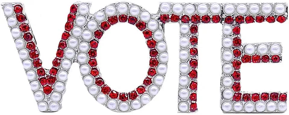 Society Voting Jewelry Group Members Letters Vote Brooch Pin Delta Greek Club Gifts