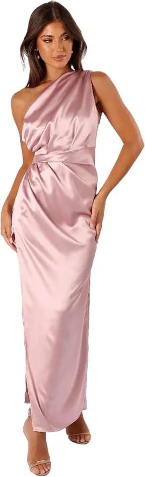 Petal & Pup Women's Nadia One Shoulder Maxi Dress