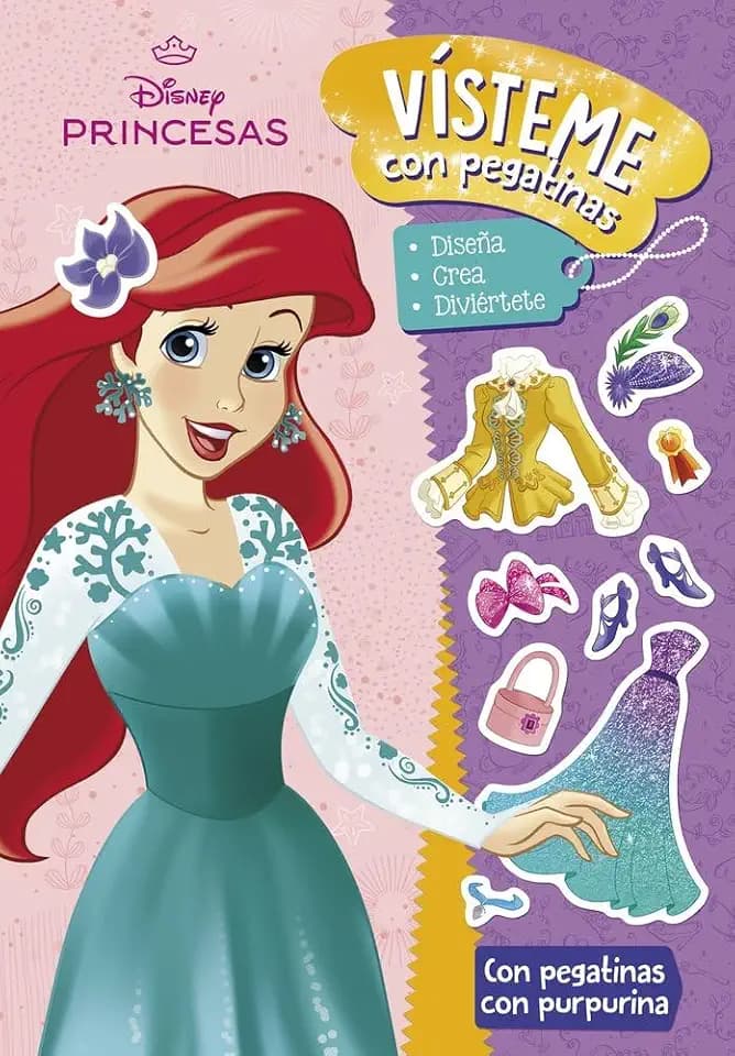 Princesas. Vísteme con pegatinas 4 (Disney. Princesas)