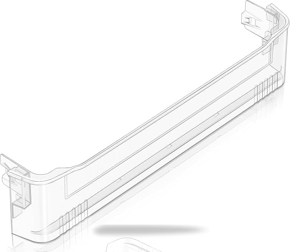 UPGRADED WPW10183971 W10172186 Refrigerator Door Shelf Bin Compatible with Whirlpool Refrigerator Shelf Replacement Part W10183971 Door Shelf Bar Kenmore Fridge Door Shelf Replacement Bottom Door Trim
