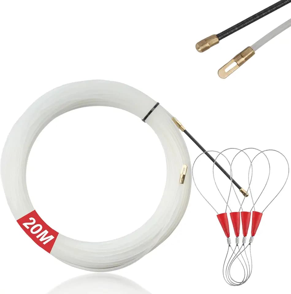 20m Kabeleinziehhilfe Φ4mm Stahl