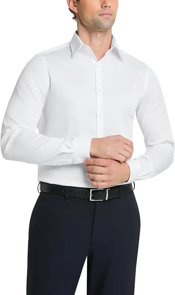 Van Heusen Herrenhemd mit Flex-Kragen, schlanke Passform, Stretch, Anzughemd