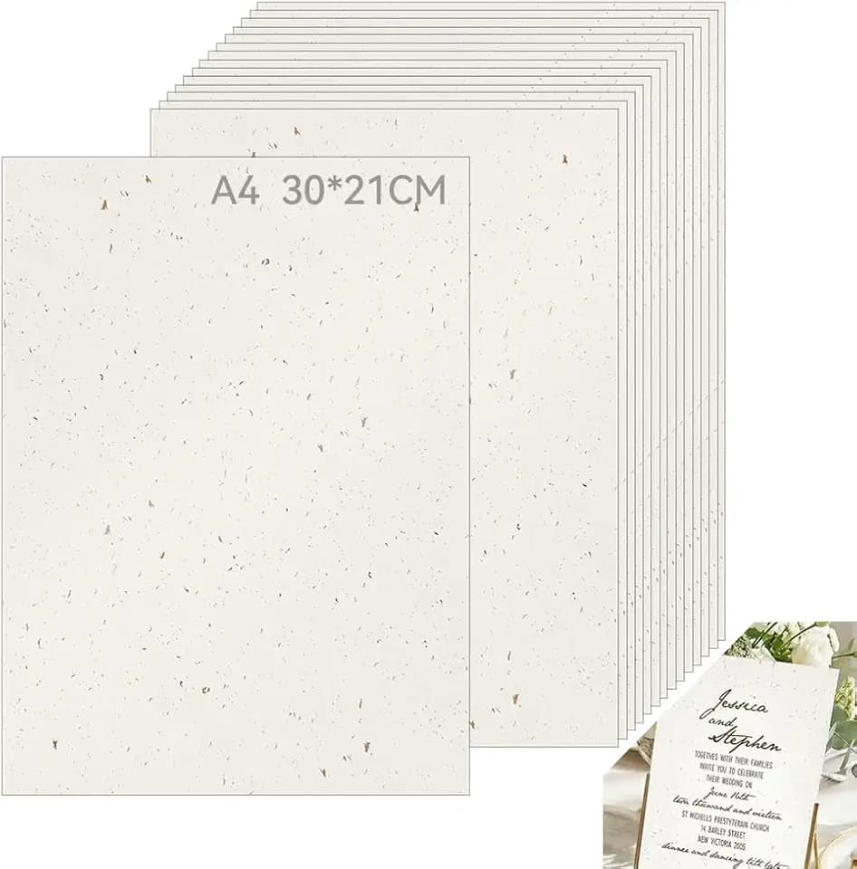 25 Blatt Papier A4 Elfenbein Fotokarton Kartonpapier 250 g/m²