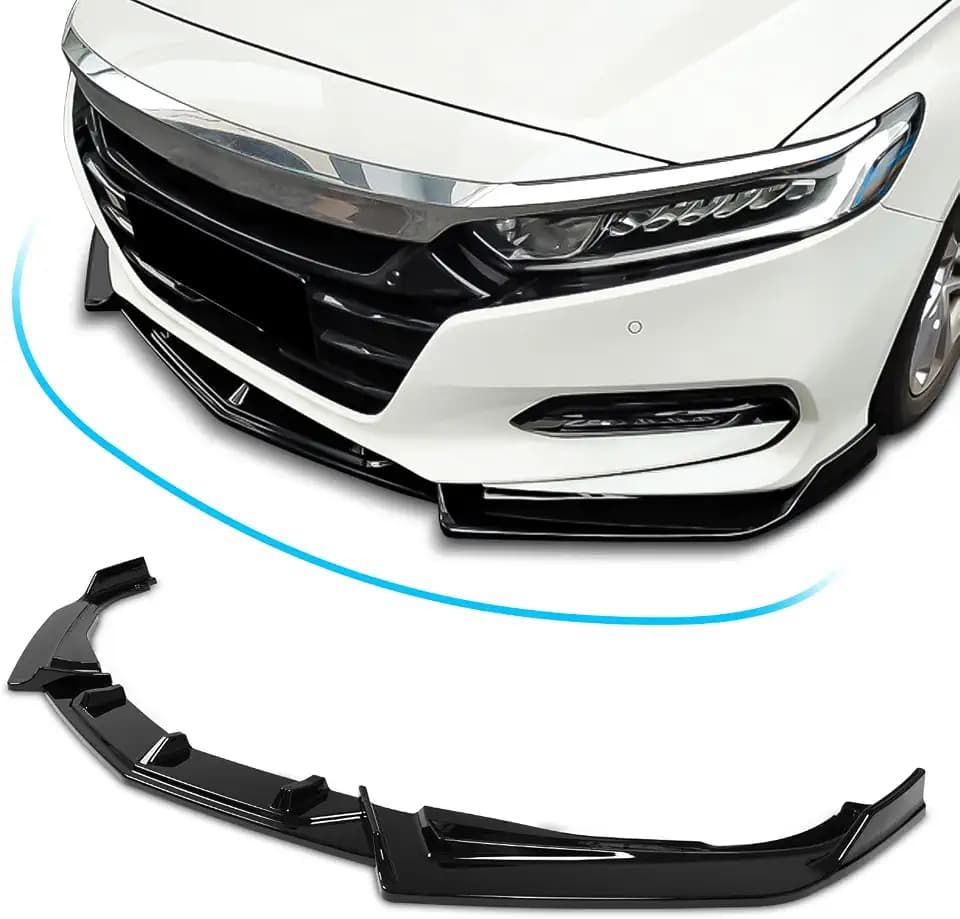 Archaic Front Bumper Lip Compatible with Honda Accord Sedan 2018-2020