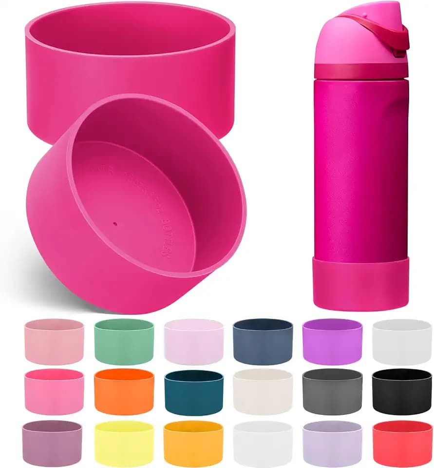 Mity rain 2PCS Silicone Boot for Owala FreeSip Water Bottle 24 oz
