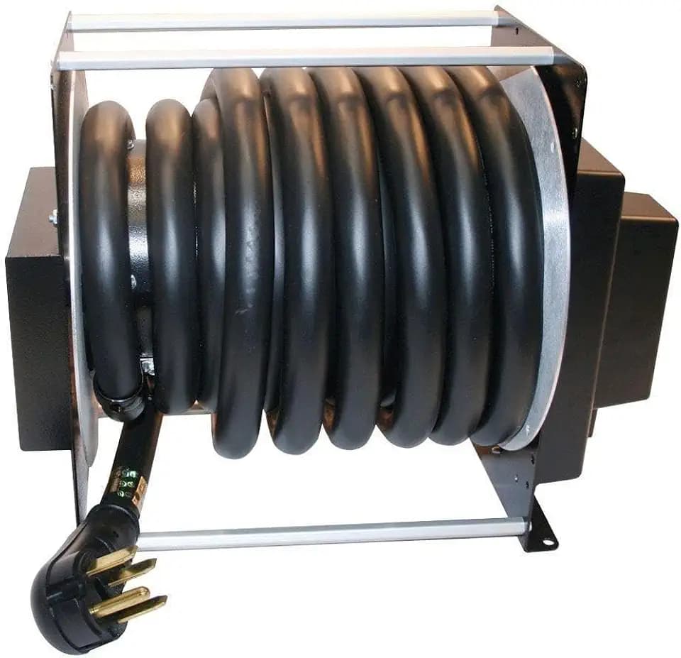 Corp RL54331LMK 50 Amp RV Power Cord Reel, Low Profile - 33' Cord