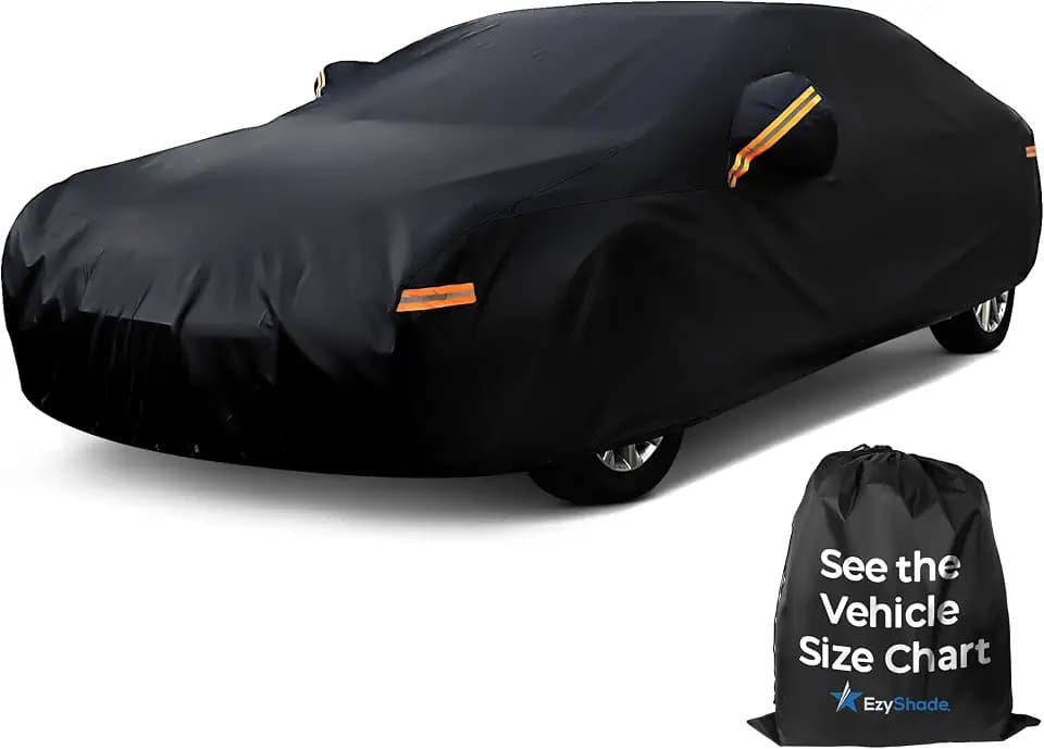 EzyShade Car Cover Waterproof All Weather. See Vehicle Size-Chart. Black A4