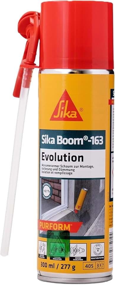 SIKA - Montageschaum - SikaBoom-163 Evolution - Weiß - 300ml