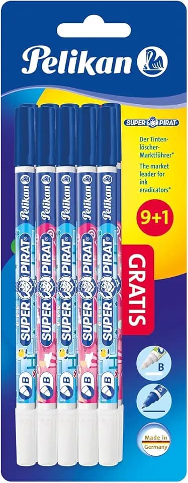 Pelikan Tintenlöscher Super Pirat, Strichstärke B (breit) 10 Stück