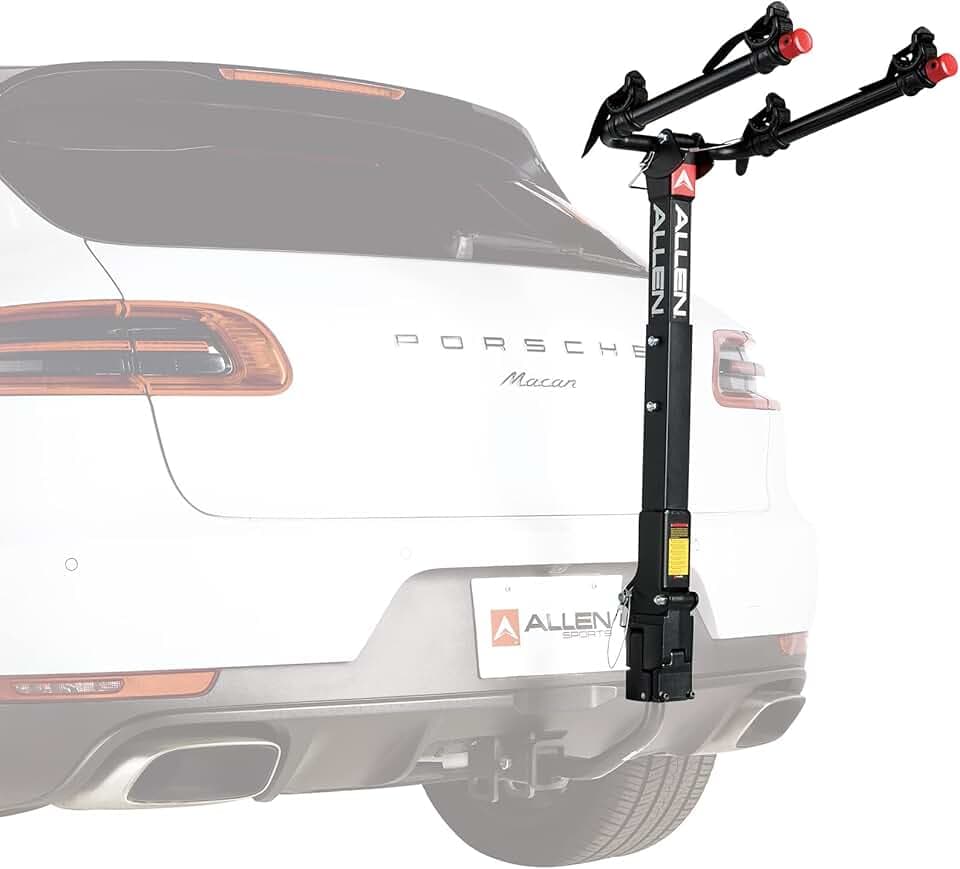 Allen Sports Deluxe Fahrradträger für EU Anhängerkupplung für 2 Fahrräder, Modell EU-2B