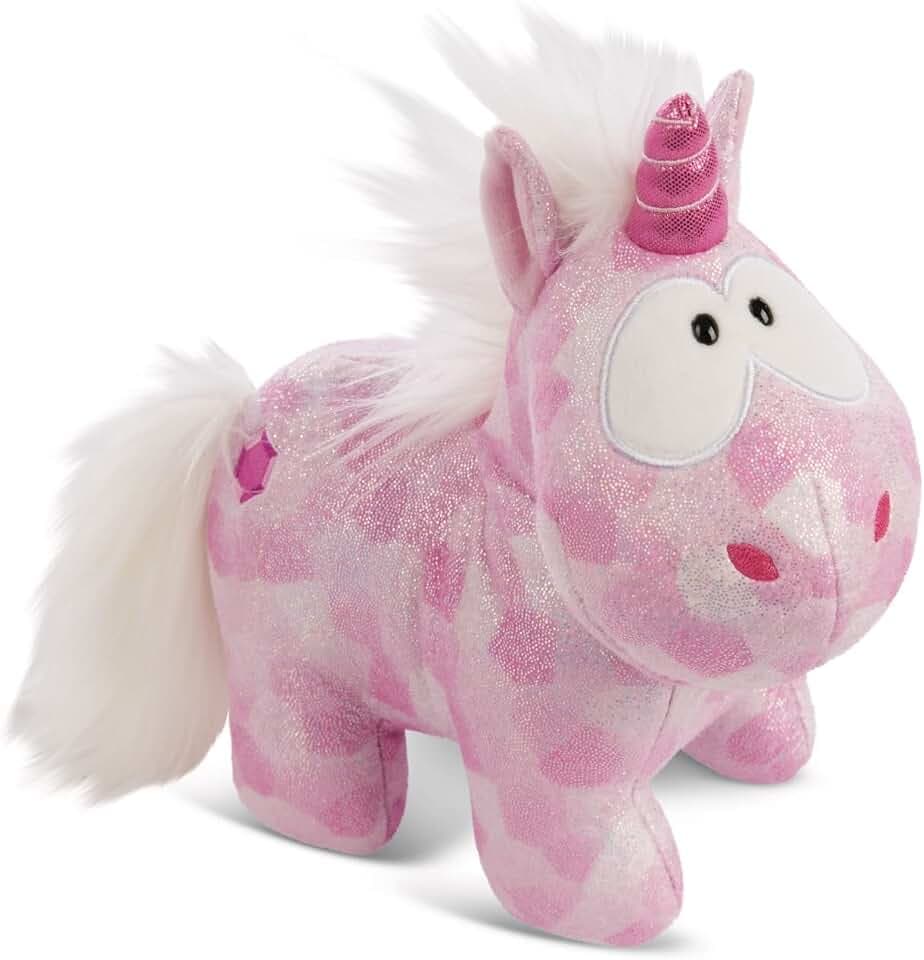 NICI Kuscheltier Pink Diamond 32 cm – Einhorn Plüschtier für Mädchen, Jungen & Babys – Flauschiges Stofftier zum Kuscheln & Spielen – Kuscheliges Schmusetier
