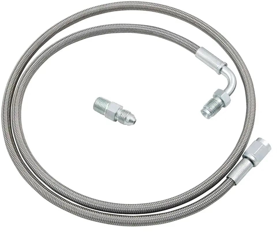 Allstar Performance 46100 3 48" Clutch Line Kit-Chrome & Grey