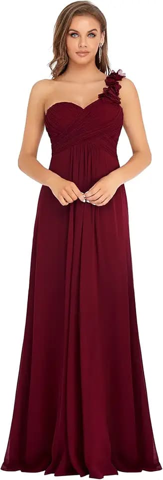 Ever-Pretty Damen One Shoulder Empire Abendkleider