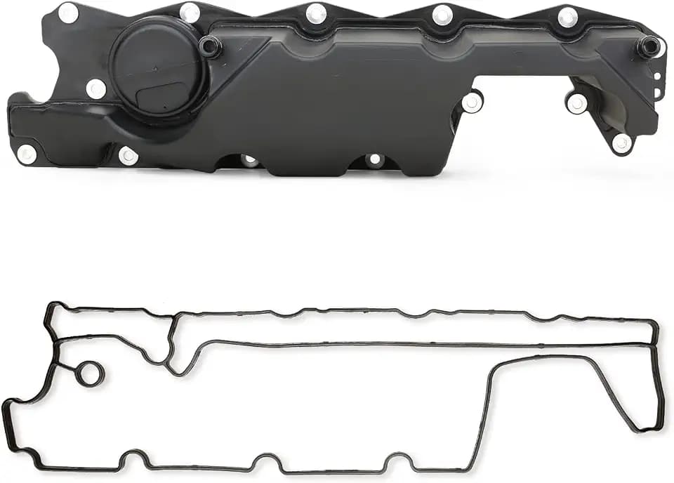 MITZONE Valve Cover Compatible with 2007-2015 Volvo S80 XC90 XC70 XC60 V70 3.2L Replace 30757664 31319642