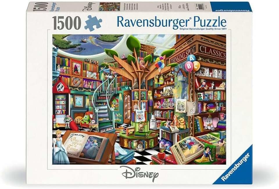 Ravensburger Puzzle Disney Buchhandlung der Wunder - 1500 Teile Puzzle