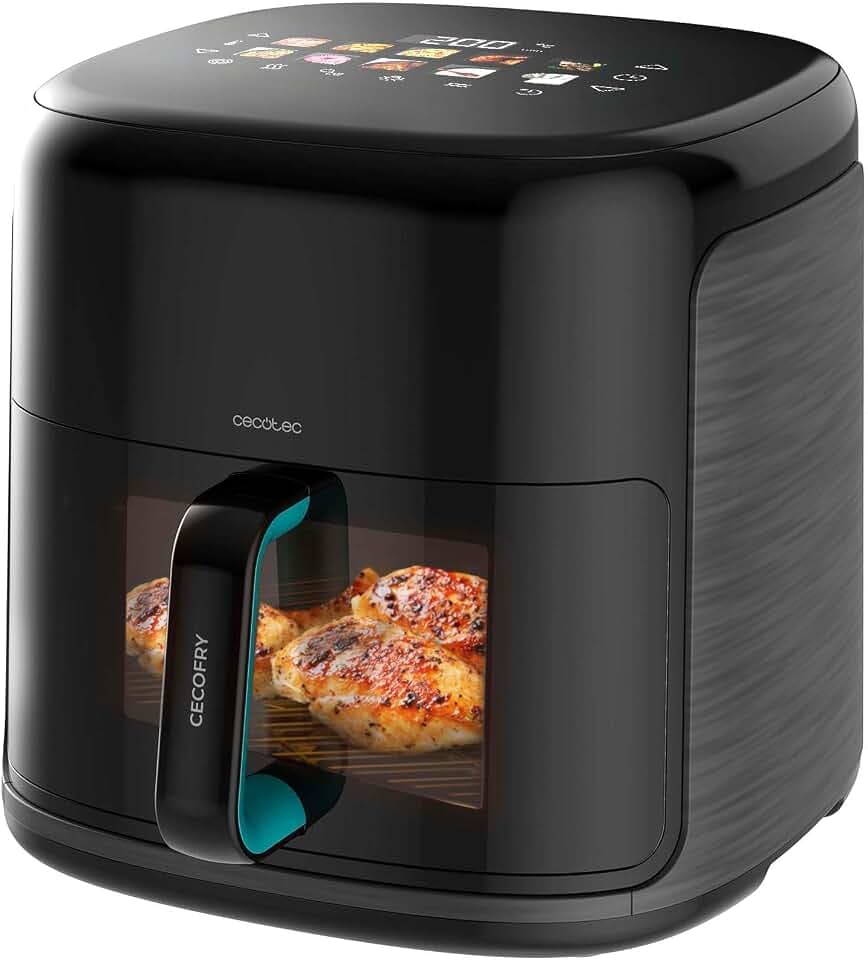 Cecotec Heißluftfritteuse ohne Öl Cecofry&Grill Smokin'Prime 8500 mit 8,5 L