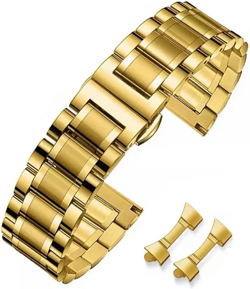 Metal Watch Band Stainless Steel 16mm 18mm 19mm 20mm 21mm 22mm 24mm Watch Strap Bracele Replacement Bands