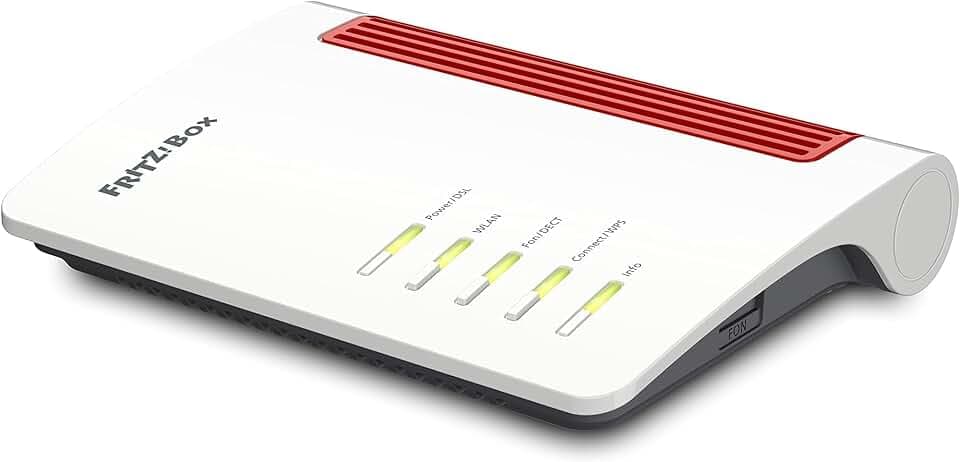 FRITZ!Box 7530 AX International WI-FI 6 DSL-Router (DSL/VDSL, 1.800 MBit/s (5GHz) & 600 MBit/s (2,4GHz), bis zu 300 MBit/s, WLAN Mesh, DECT-Basis, Media Server, geeignet für Österreich/Schweiz)