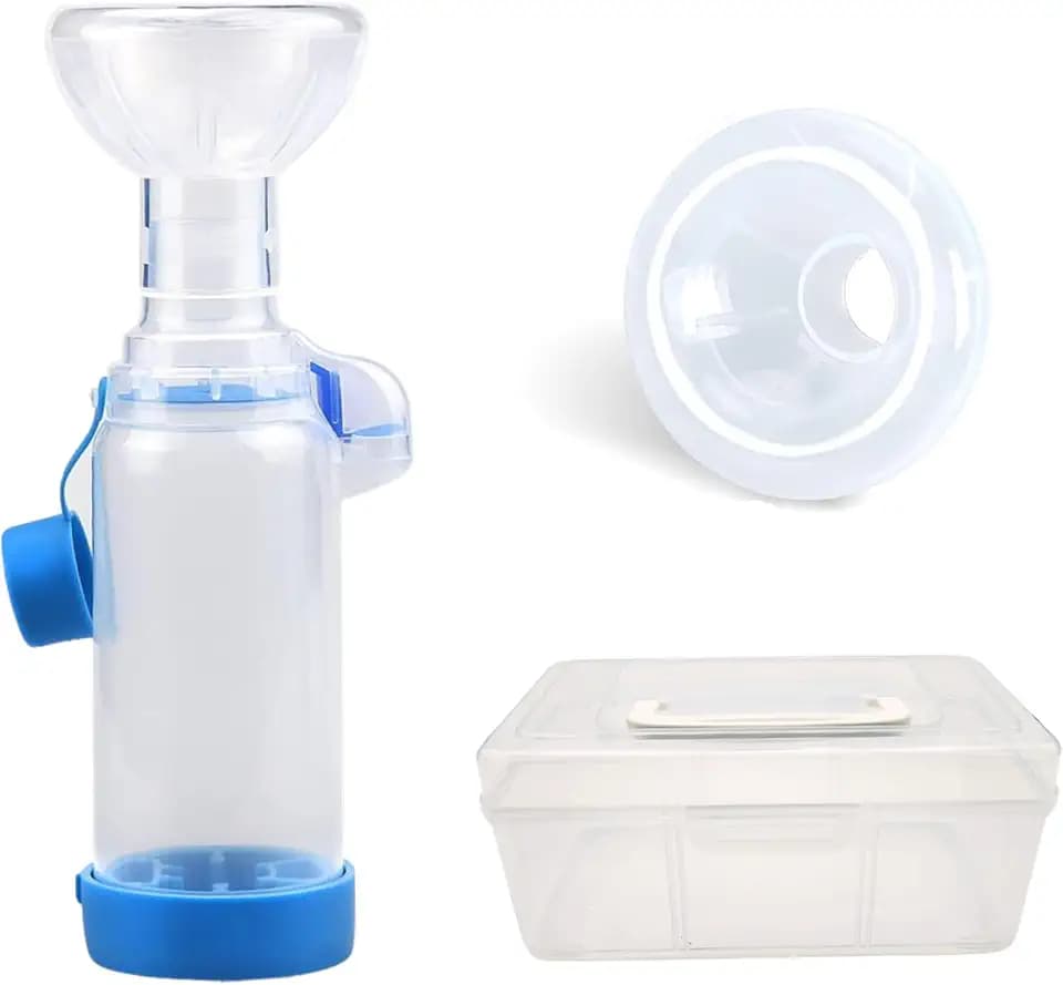 Handheld Inhaler Spacer for Pets, Dog Inhaler Spacer, Cat Asthma Inhaler, Includes 2 Masks for Dogs and Cats, Portable with Travel Case