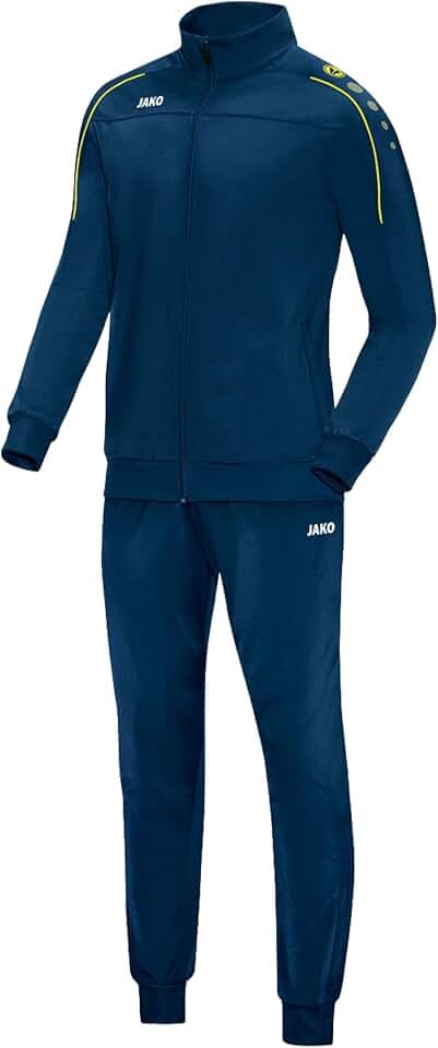 JAKO Polyester Classico Trainingsanzug - Moderner Sportanzug 100% Polyester, Strapazierfähig & schnelltrocknend, Jogginganzug mit optimaler Passform