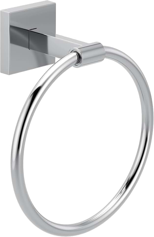 Moen Triva Chrome Contemporary Wall Mount Bathroom Hand Towel Ring, BP1885CH
