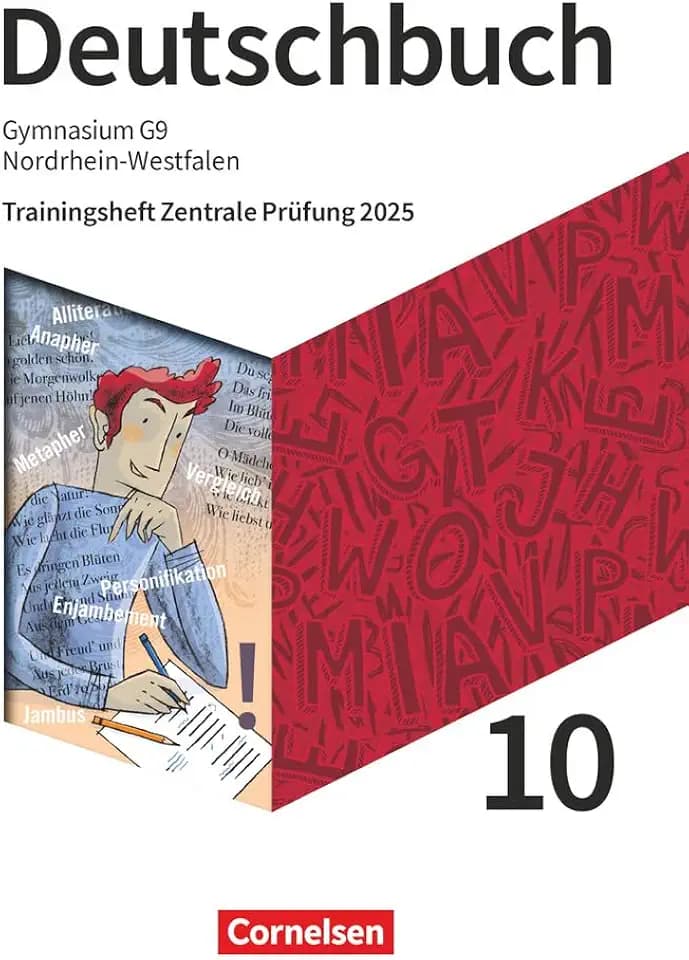 Deutschbuch Gymnasium - Nordrhein-Westfalen - Neue Ausgabe - 10. Schuljahr: Trainingsheft Zentrale Prüfung 2025 - Arbeitsheft mit Lösungen