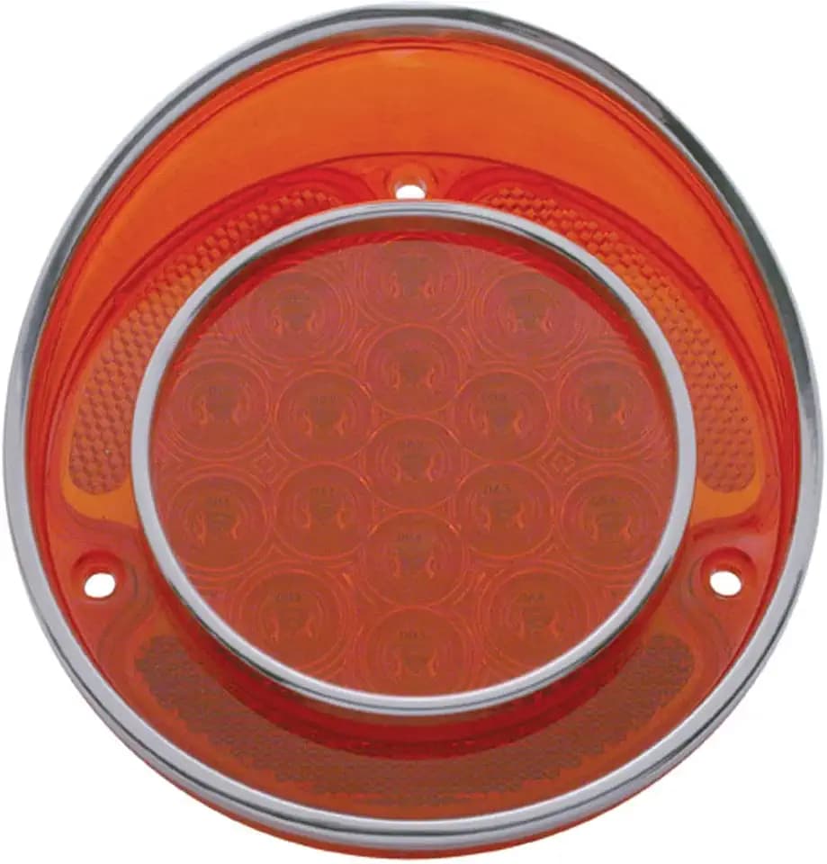 United Pacific CTL6804LED 1968-1973 Chevy Corvette LED Tail Light W/S.Rim, 1 Pack