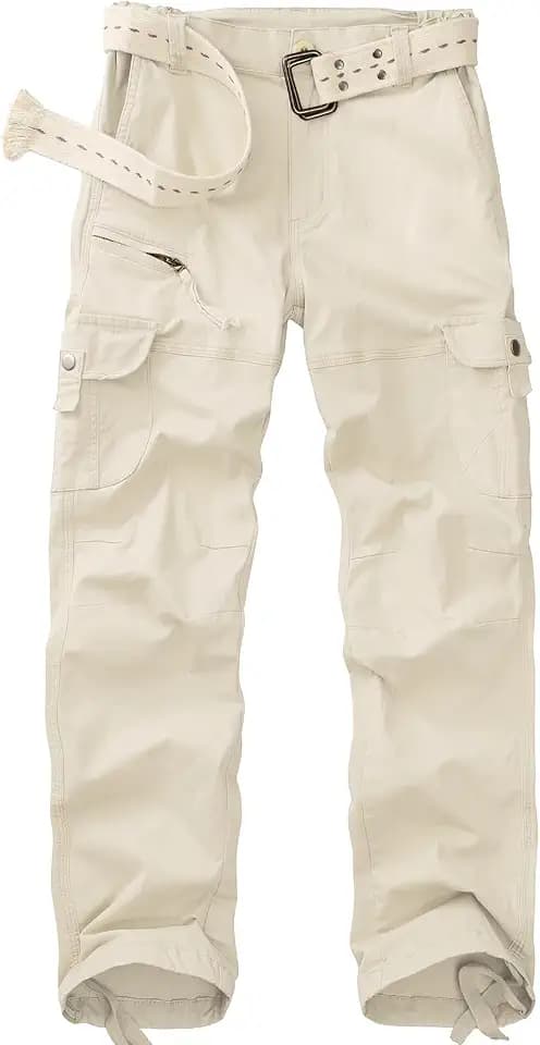 Women's Tactical Cargo Pants Y2K Streetwear Cotton Work Hiking Travel Pants with 7 Multi Pockets Combat Trousers