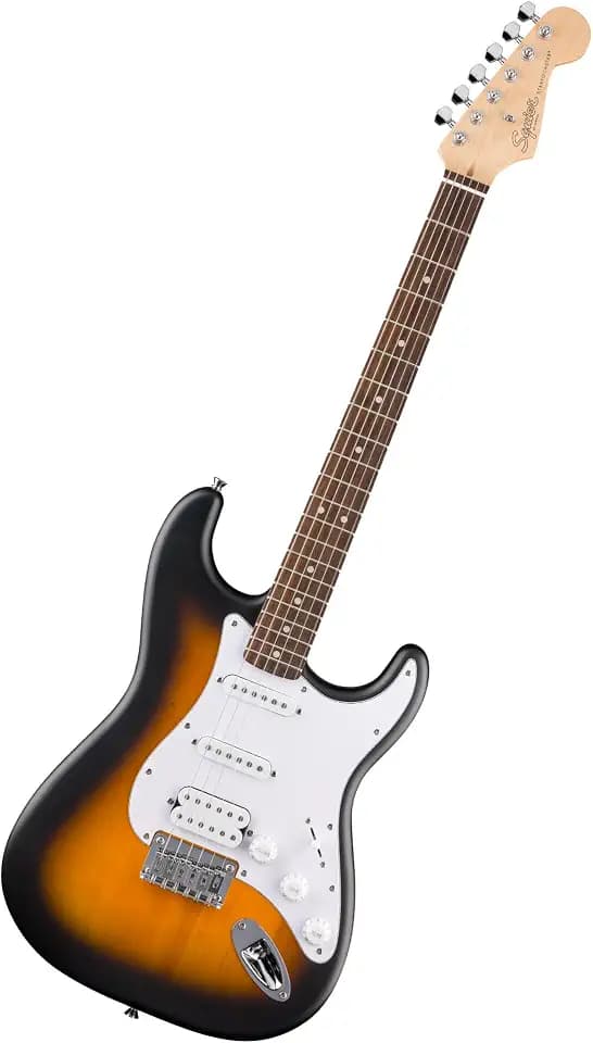 Fender Squier Debut Stratocaster HT HSS Beginner Electric Guitar, Sunburst