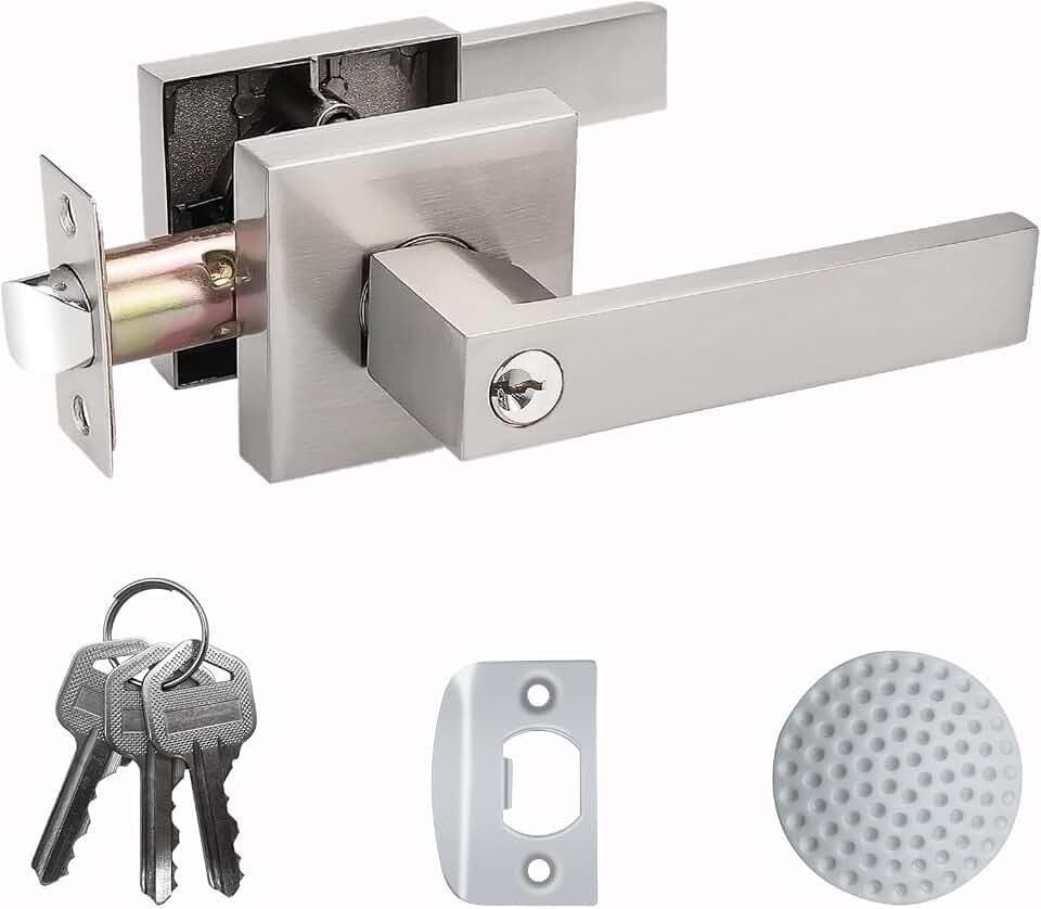 Door Handle Heavy Duty, Keyed Alike Entry Door Lever