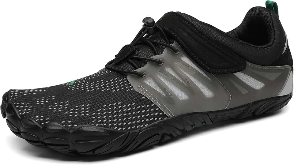 SAGUARO Barfußschuhe Herren Barfussschuhe Damen Barfuss Schuhe Zehenschuhe Outdoor Fitnessschuhe rutschfest Traillaufschuhe Barefoot Shoes mit Zero-Drop Solhe,Gr.35-48 EU