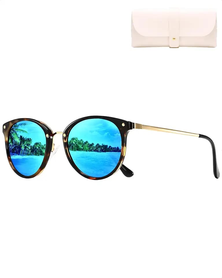 Metallgestell Polarisierte Sonnenbrille Damen/Herren UV400 Vintage