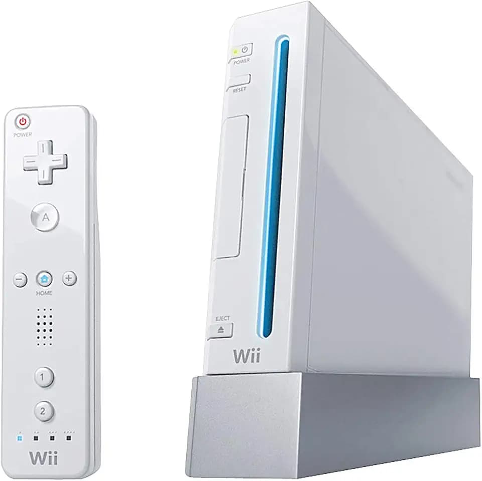 Nintendo Wii Console, White RVL-101 (NEWEST MODEL)