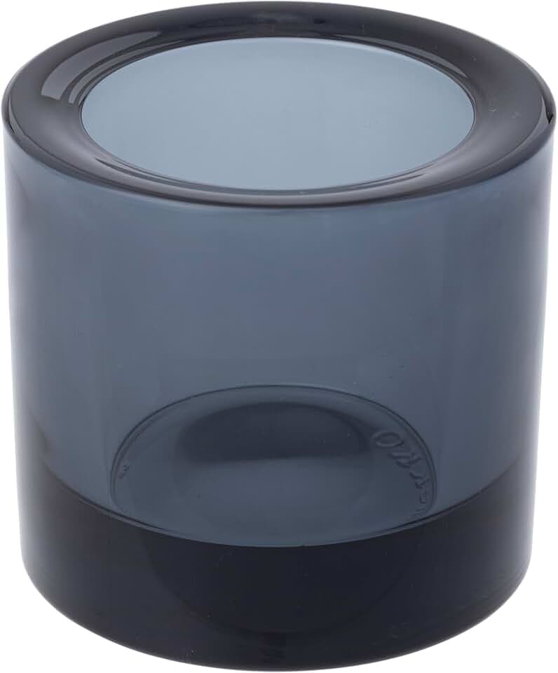 Iittala 1007143 Teelichthalter Kivi, grau, 60mm