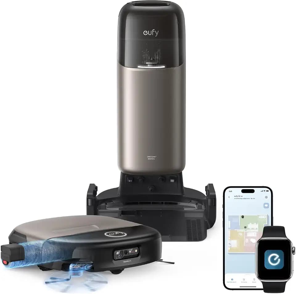 eufy Anker Saug- und Wischroboter HydroJet S2, All-in-One