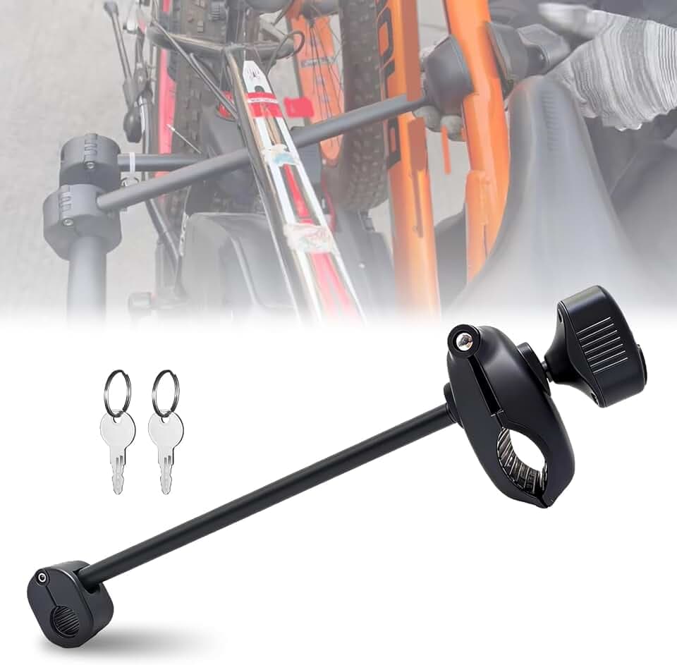 Rahmenhalter, Fahrradhalterung Bike Holder Fahrradträger Fahrradhalter Befestigung Klemme Reisemobil Rad, abschließbar, für U-Bügelrohr