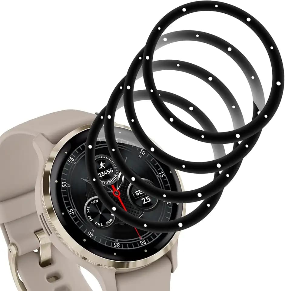 4 Stück Displayschutz für Garmin Venu 3s Panzerglas